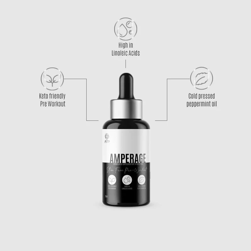 Amperage pre workout oil 75ml- ATP Science