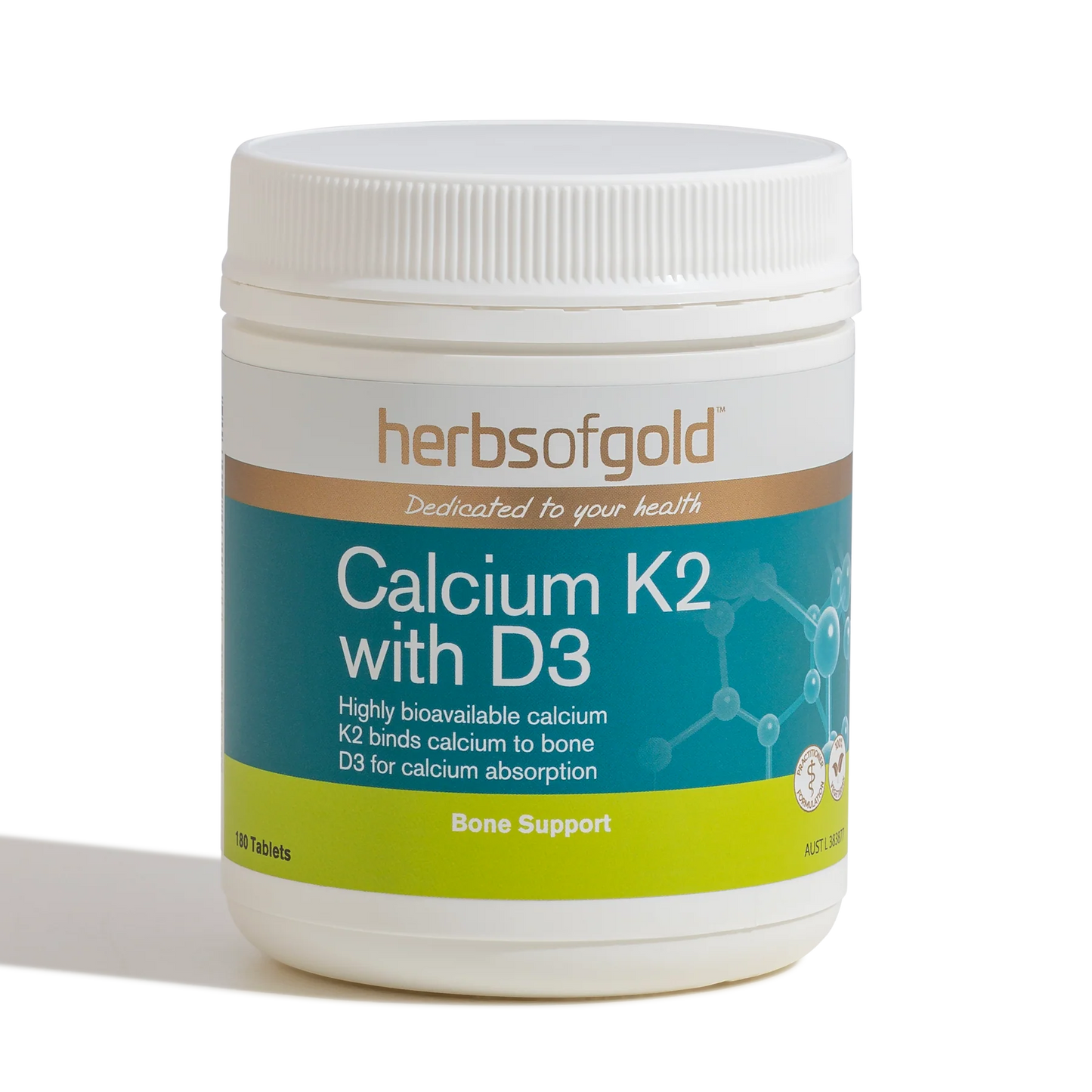Calcium K2 with D3- Herbs of Gold