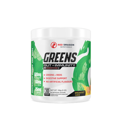 Greens: Gut + Immunity 30 serve- Red Dragon Nutritionals