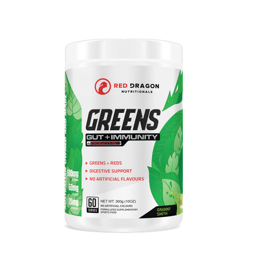Greens: Gut + Immunity 60 serve- Red Dragon Nutritionals