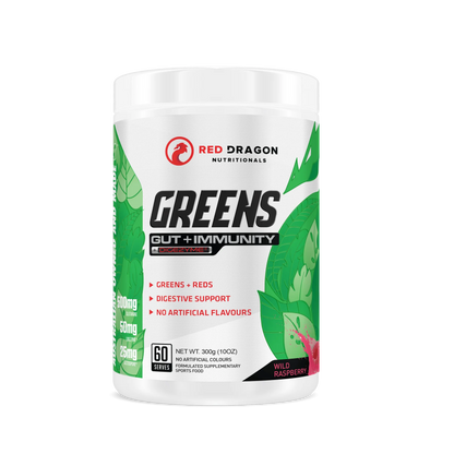 Greens: Gut + Immunity 60 serve- Red Dragon Nutritionals