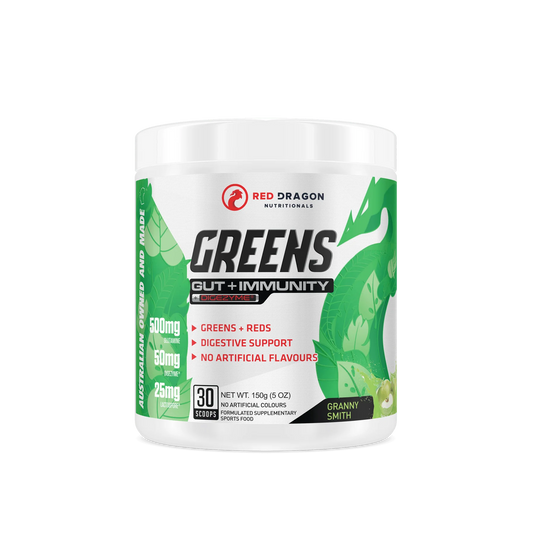 Greens: Gut + Immunity 30 serve- Red Dragon Nutritionals