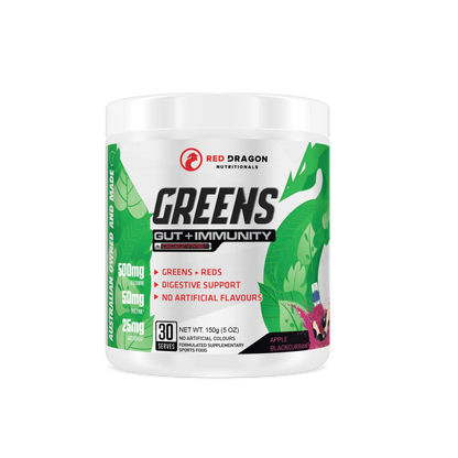 Greens: Gut + Immunity 30 serve- Red Dragon Nutritionals