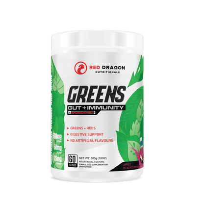 Greens: Gut + Immunity 60 serve- Red Dragon Nutritionals