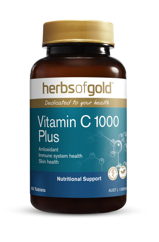 VITAMIN C 1000 PLUS- HERBS OF GOLD