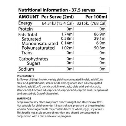 Amperage pre workout oil 75ml- ATP Science