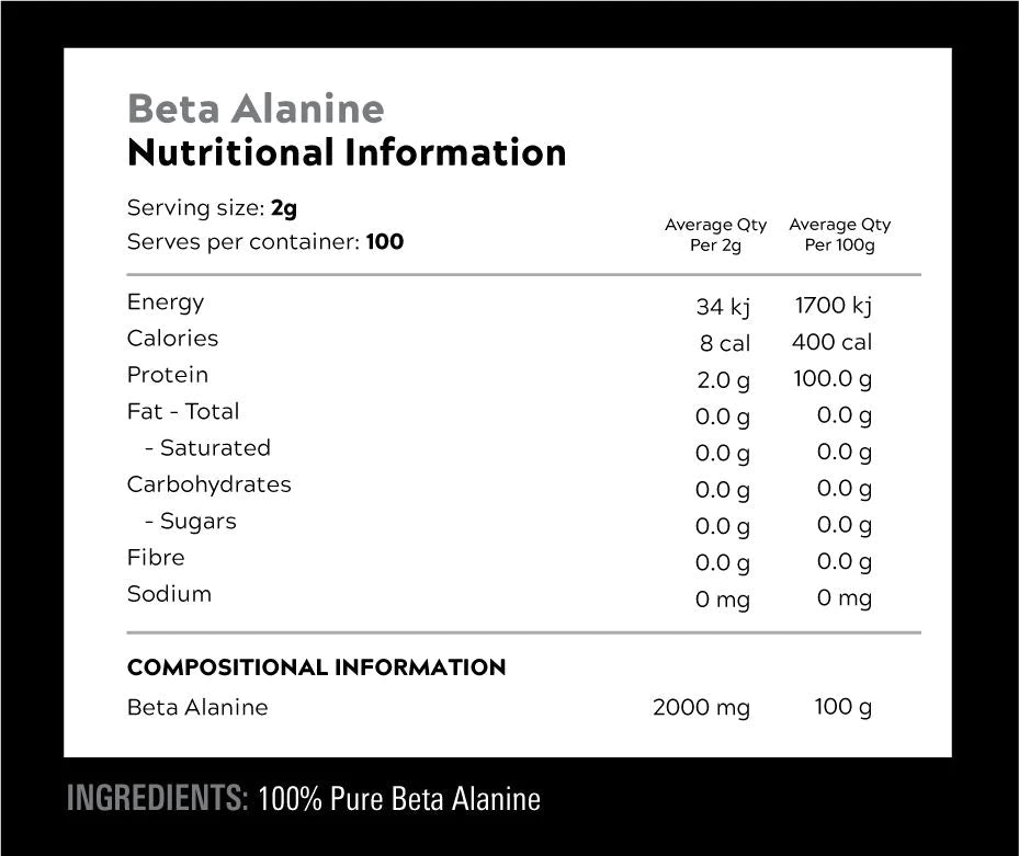 Beta Alanine- SWITCH NUTRITION