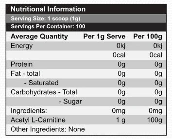 Carnitine - Red Dragon Nutritionals