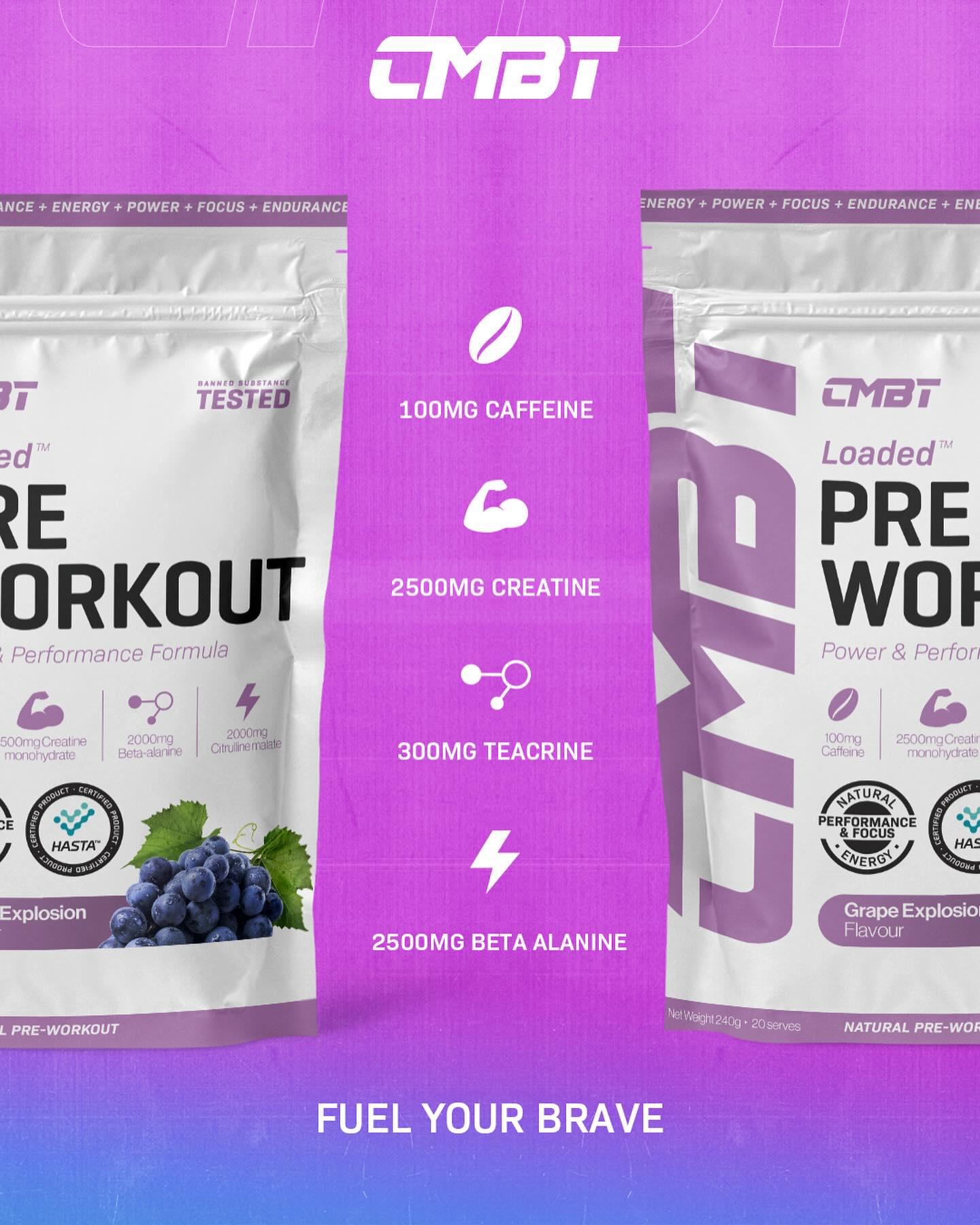 LOADED™ PRE WORKOUT- CMBT