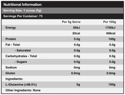 Glutamine - Red Dragon Nutritionals